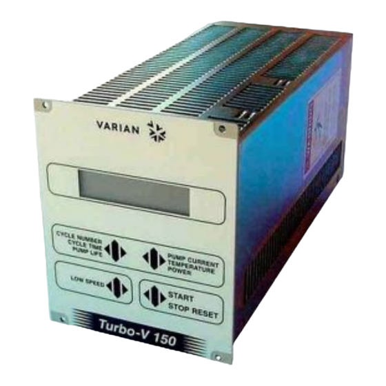 Varian Turbo-V 150 Manuales