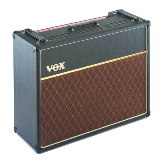 Vox amPlug BRIAN MAY Serie Manual De Instrucciones