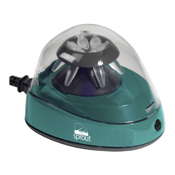 Heathrow Scientific sprout Manual De Instrucciones
