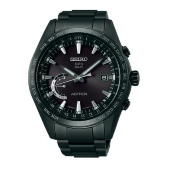 Seiko ASTRON 8X22 Serie Guía Completa Para El Usuario