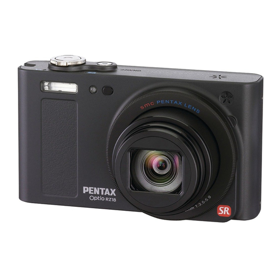 Pentax Optio RZ 18 Manual De Instrucciones