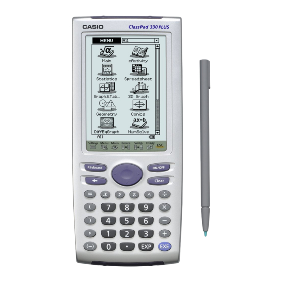 Casio ClassPad 330 PLUS Guia Del Usuario