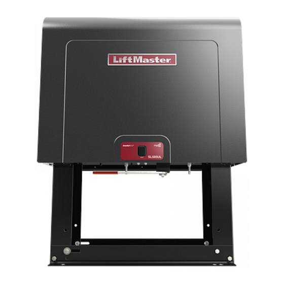 LiftMaster ELITE SL585UL Serie Manuales