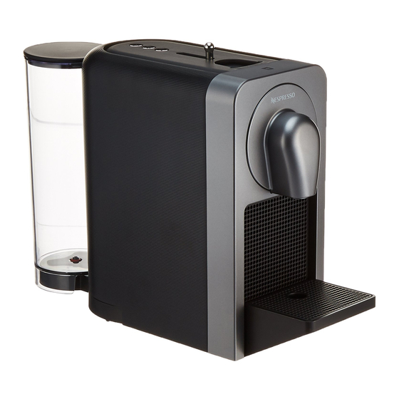 Nespresso Prodigio C70 Manual De Instrucciones