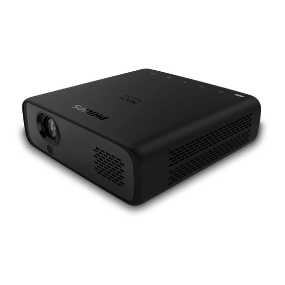 Philips PicoPix Max One Manual De Usuario