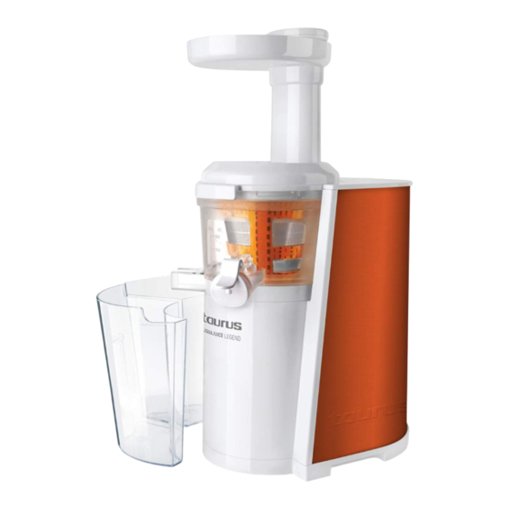 Taurus Liquajuice Legend LS-670 Folleto De Instrucciones