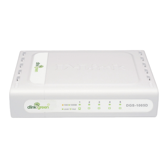 D-Link DGS-1005D Guía De Instalación Rápida