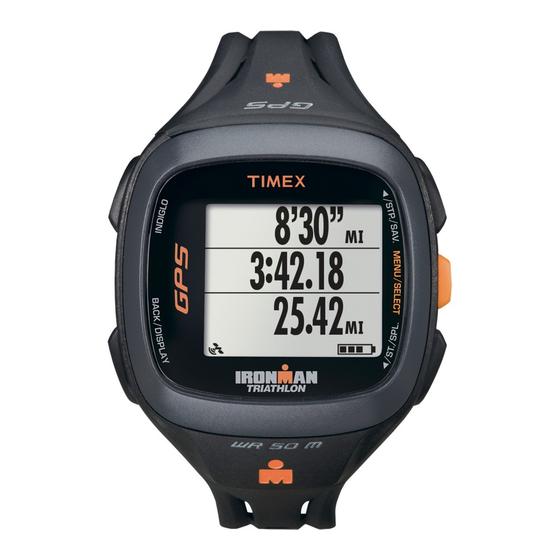 Timex Ironman Run Trainer 2.0 GPS Manual Del Usuario