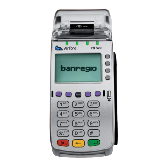 banregio VX 520 Manual De Operación
