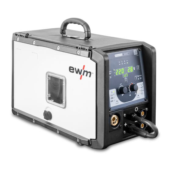 EWM Picomig 220 puls TKG Manual De Instrucciones