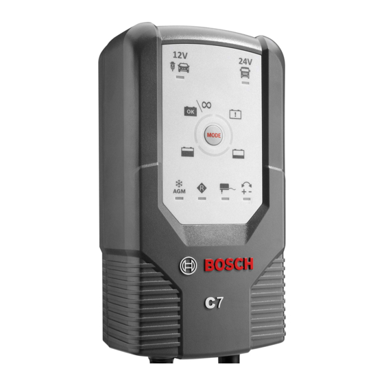 Bosch C7 Manuales