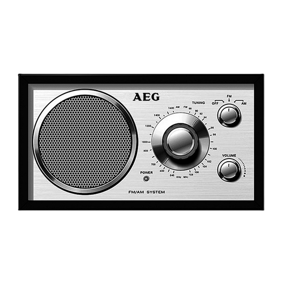 AEG MR 4101 Instrucciones De Servicio