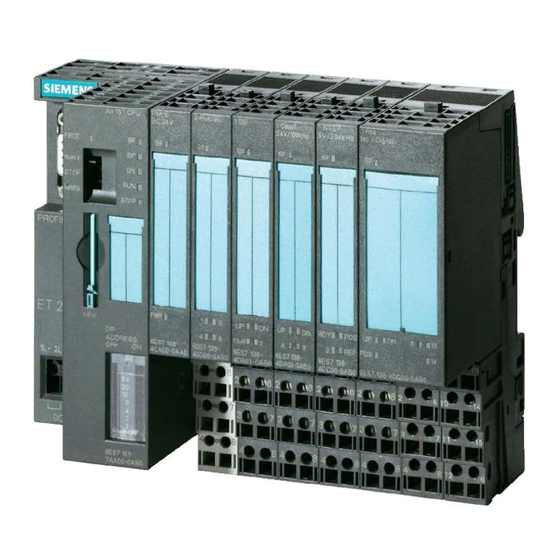Siemens ET 200S Guia De Inicio Rapido