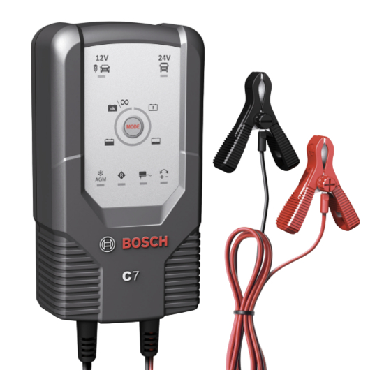 Bosch C7 Instrucciones De Uso