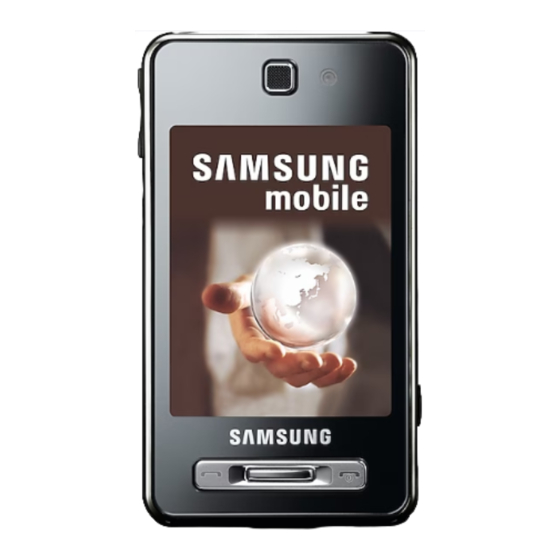 Samsung SGH-F480i Manual De Usuario