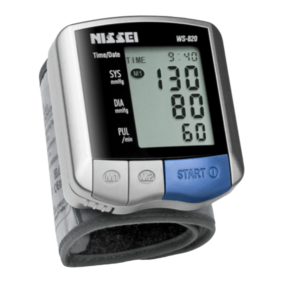 Nissei WS-820 Instrucciones