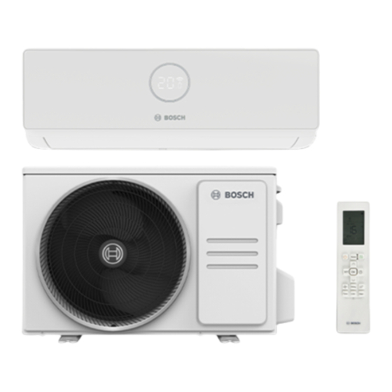 Bosch Climate 5000i Manual De Usuario Para El Cliente
