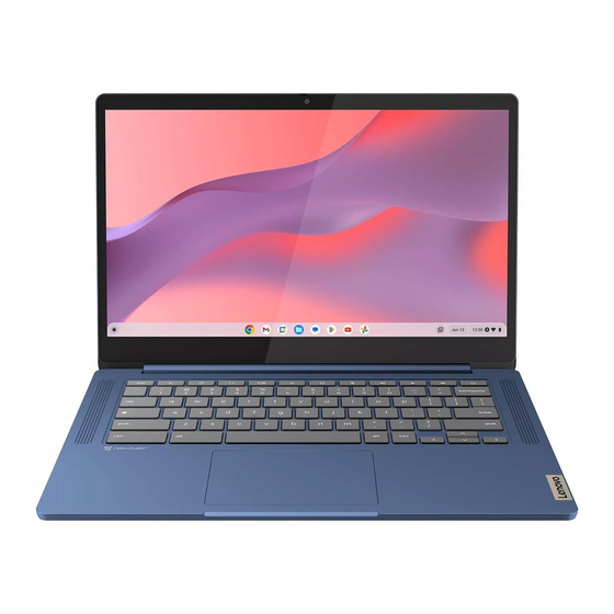 Lenovo IdeaPad Slim 3 Chromebook Manual Del Usuario