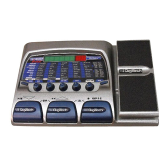 DigiTech RP300 Manual Del Usuario