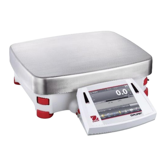 OHAUS Explorer Serie Manual De Instrucciones