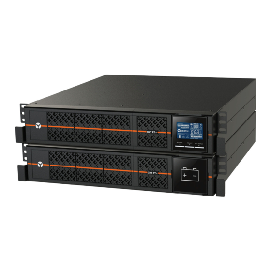 Vertiv Liebert UPS GXT RT+ Manuales