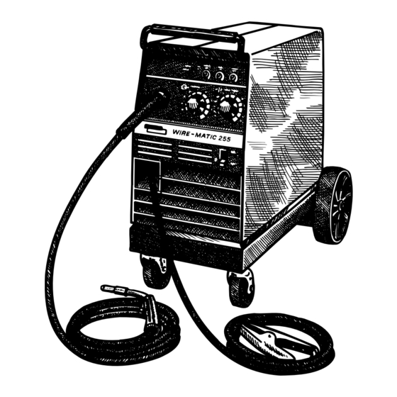Lincoln Electric WIRE-MATIC 255 Manual Del Operador