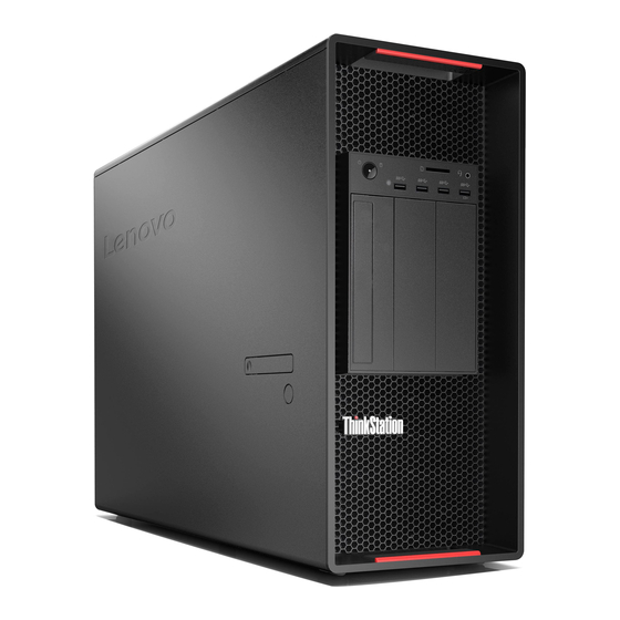 Lenovo ThinkStation P920 Guia Del Usuario
