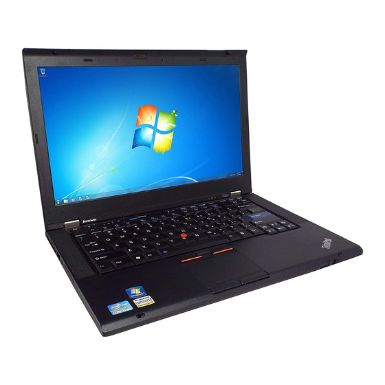 Lenovo ThinkPad T420s Guia Del Usuario