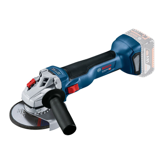 Bosch GWS 18V-10 Professional Manual Original