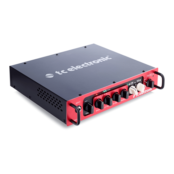 TC Electronic BH550 Manual Del Usuario