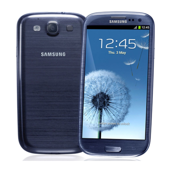 Samsung Galaxy S III Manual Del Usuario