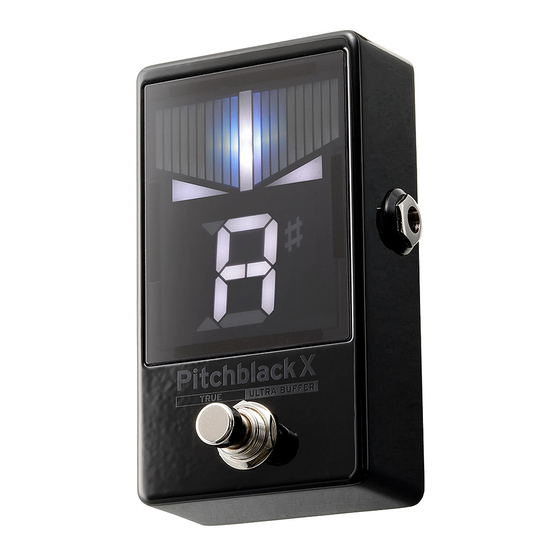 Korg Pitchblack X Manual De Instrucciones