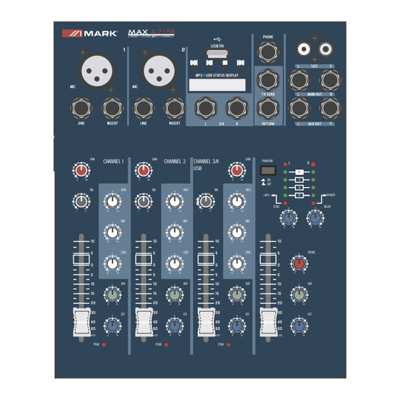 Mark MAX 4.2 USB Instrucciones De Usuario