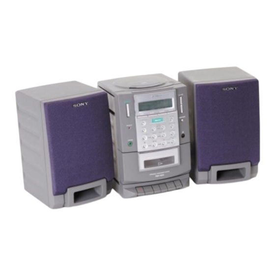 Sony PMC-R30L Manual De Instrucciones