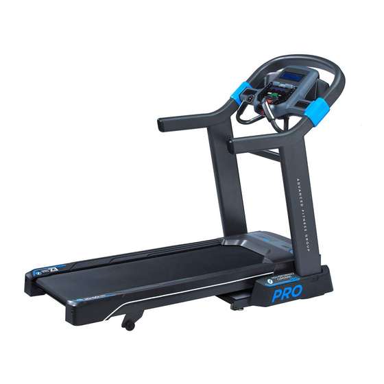 Advanced Fitness Group Pro AFG PRO 7.2ATTREADMILL Manual Del Propietário