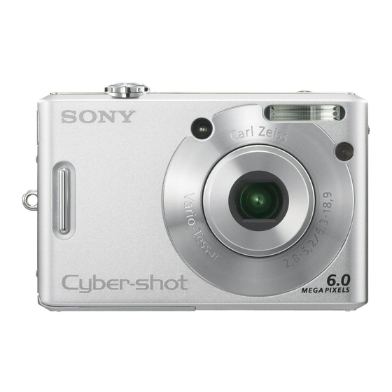 Sony Cyber-shot DSC-W30 Manual De Instrucciones