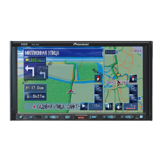Pioneer AVIC-HD3 Manual De Instalación