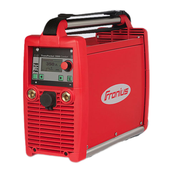 Fronius TransPocket 2500 Comfort Manual De Instrucciones