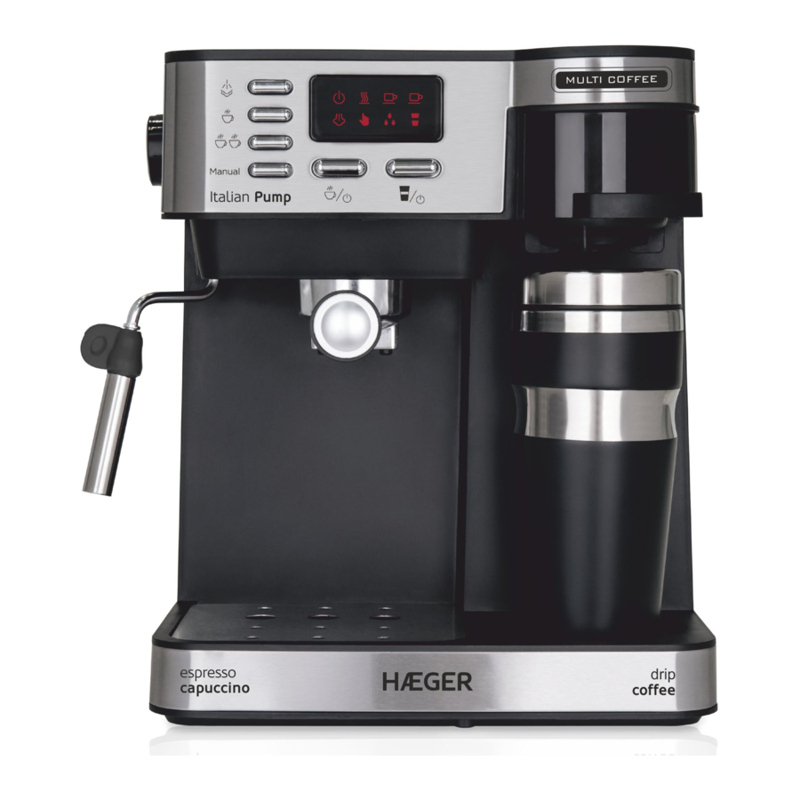 HAEGER Multi Coffee CM-145.008A Manual De Usuario