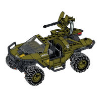 Mega HALO Paramount+ ORIGINAL FLEETCOM WARTHOG HNC57 Instrucciones De Montaje