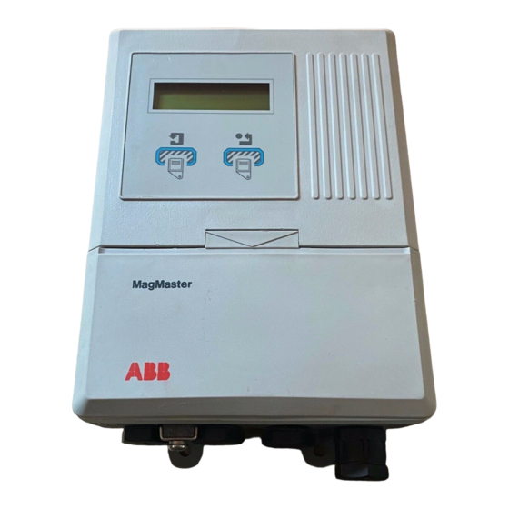 ABB MagMaster Manual De Instrucciones