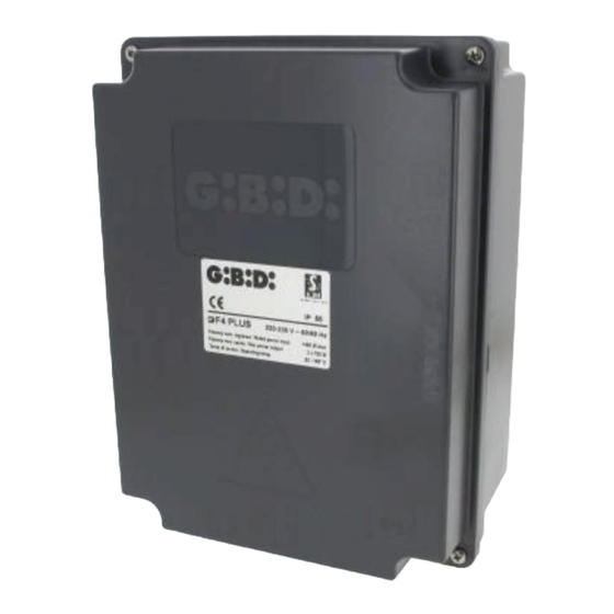 GiBiDi F12E Instrucciones Para Las Instalaciones
