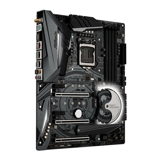 ASROCK Z390 Taichi Ultimate Manual Del Usuario