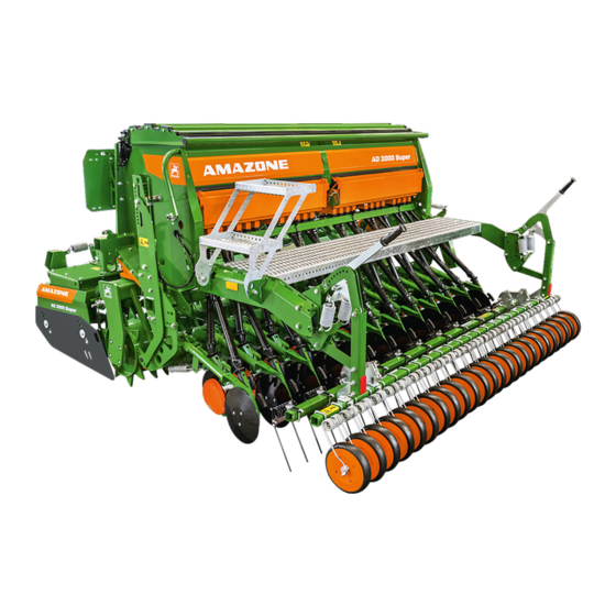 Amazone AD 2500 Special Manual De Instrucciones