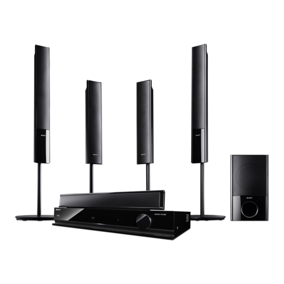 Sony HT-SF470 Manual De Instrucciones