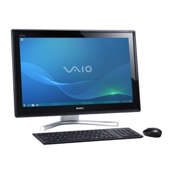 Sony Vaio VPCL2 Serie Guia Del Usuario