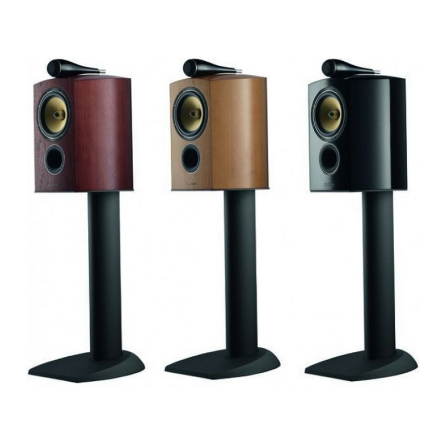 Bowers & Wilkins SIGNATURE 805 Manual Del Usuario