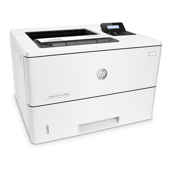 HP LaserJet Pro M501 Guía De Inicio