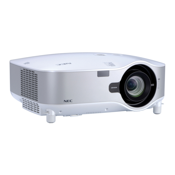 NEC NP3150 Guia De Inicio Rapido