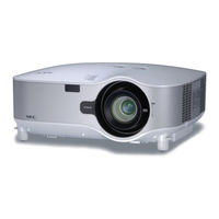 NEC NP3150 Manual Del Usuario